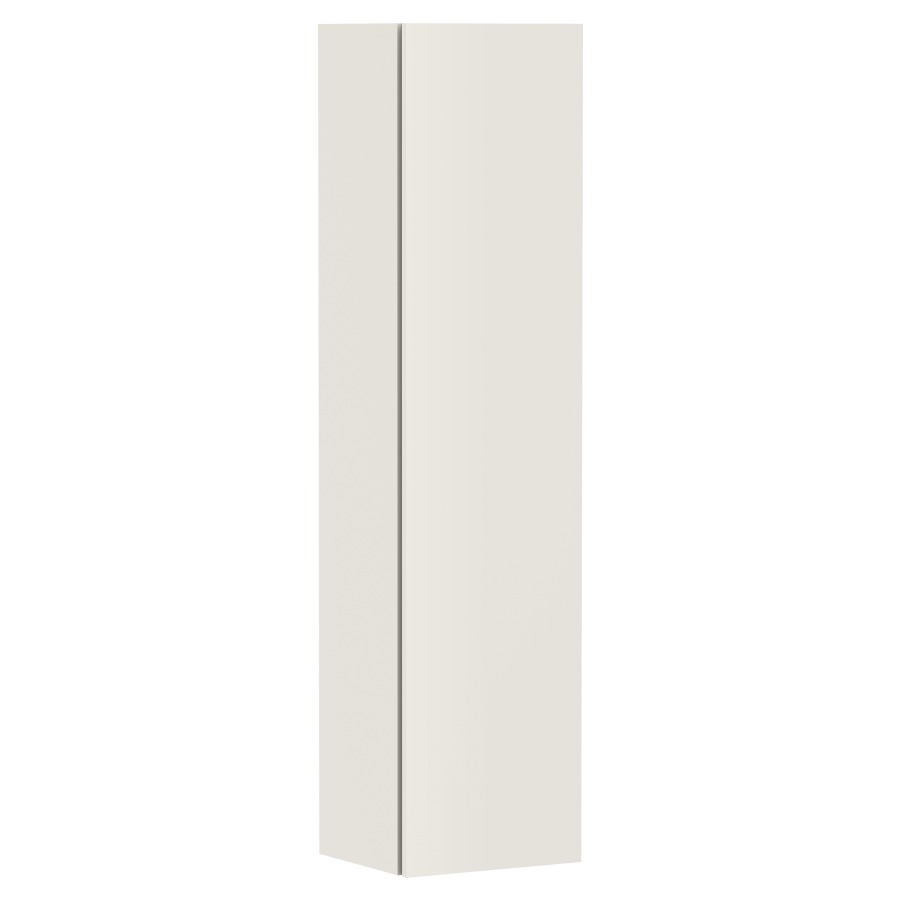 Armoire haute Xilesa E 
40 x 165 x 35 cm
armoire de tablette, 1&nbsp;porte
charnière à droite 
5&nbsp;tablettes en verre, réglable
avec SoftClose
avec matériel de fixation