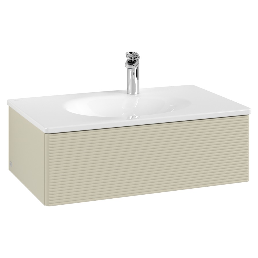 Élément inférieur  Antao
78.8 x 25.6 x 49.3 cm
élément de tiroir, 1&nbsp;tiroir
avec siphon gain de place
avec matériel de fixation
pour lavabo 101040/101041