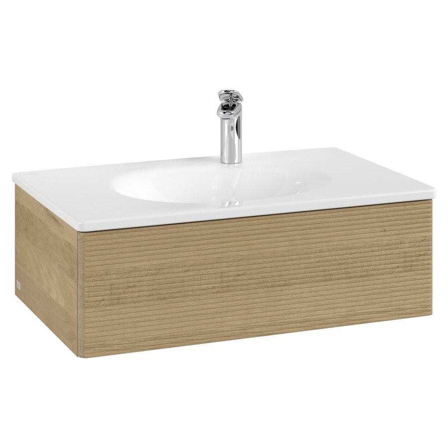 Élément inférieur  Antao
78.8 x 25.6 x 49.3 cm
élément de tiroir, 1&nbsp;tiroir
avec siphon gain de place
avec matériel de fixation
pour lavabo 101040/101041