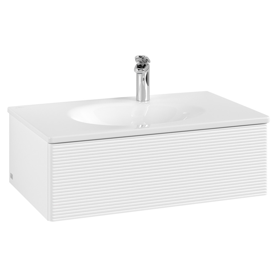 Élément inférieur  Antao
78.8 x 25.6 x 49.3 cm
élément de tiroir, 1&nbsp;tiroir
avec siphon gain de place
avec matériel de fixation
pour lavabo 101040/101041