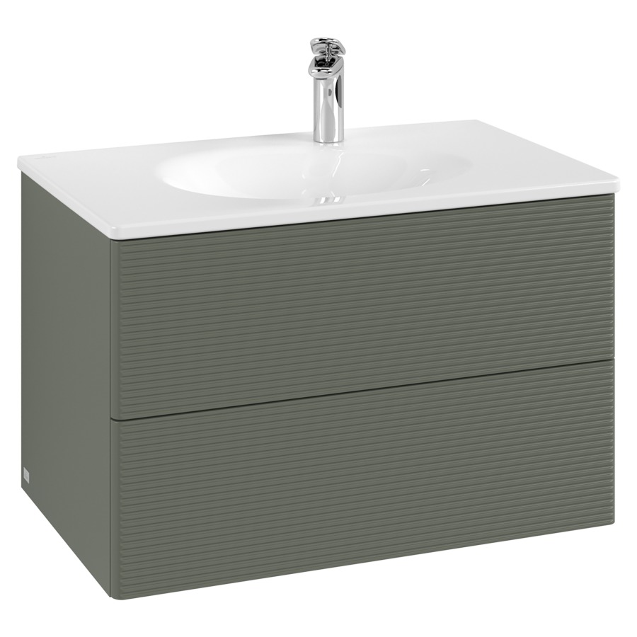 Élément inférieur  Antao
78.8 x 50.4 x 49.3 cm
élément de tiroir, 2&nbsp;tiroirs
avec siphon gain de place
avec matériel de fixation
pour lavabo 101040/101041