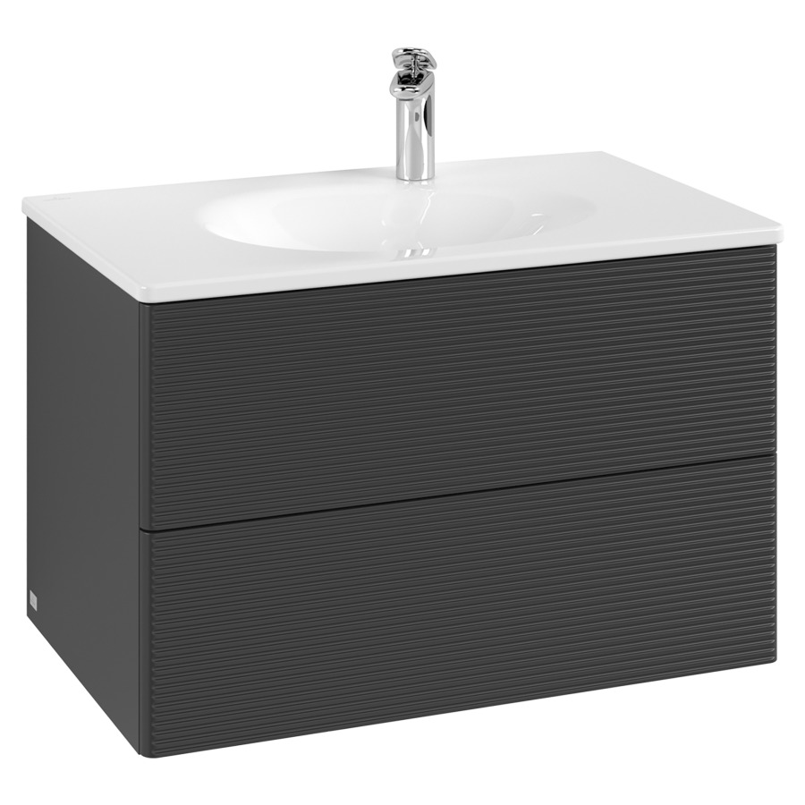 Élément inférieur  Antao
78.8 x 50.4 x 49.3 cm
élément de tiroir, 2&nbsp;tiroirs
avec siphon gain de place
avec matériel de fixation
pour lavabo 101040/101041