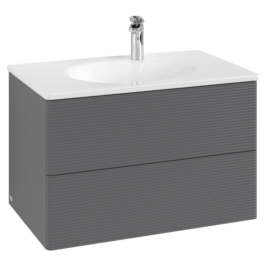 Élément inférieur  Antao
78.8 x 50.4 x 49.3 cm
élément de tiroir, 2&nbsp;tiroirs
avec siphon gain de place
avec matériel de fixation
pour lavabo 101040/101041