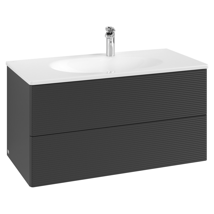 Unterbau Antao
98.8 x 50.4 x 49.3 cm
Schubladenelement, 2 Schubladen
inkl. Raumsparsifon
mit Befestigungsmaterial
für Waschtisch 101042/101043