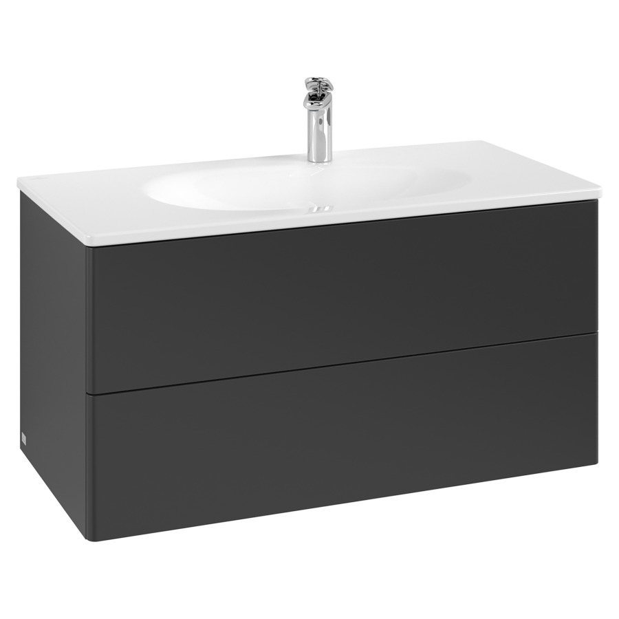 Élément inférieur  Antao
98.8 x 50.4 x 49.3 cm
élément de tiroir, 2&nbsp;tiroirs
avec siphon gain de place
avec matériel de fixation
pour lavabo 101042/101043