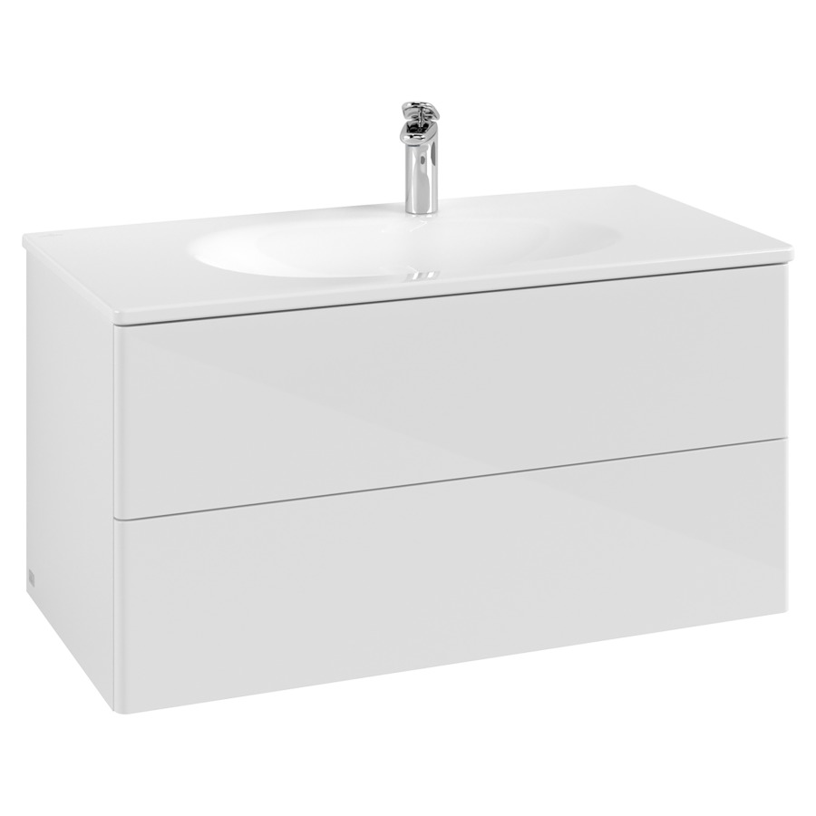 Élément inférieur  Antao
98.8 x 50.4 x 49.3 cm
élément de tiroir, 2&nbsp;tiroirs
avec siphon gain de place
avec matériel de fixation
pour lavabo 101042/101043
