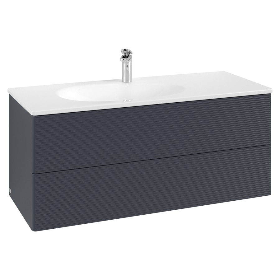 Élément inférieur  Antao
118.8 x 50.4 x 49.3 cm
élément de tiroir, 2&nbsp;tiroirs
avec siphon gain de place
avec matériel de fixation
pour lavabo 101044/101045
