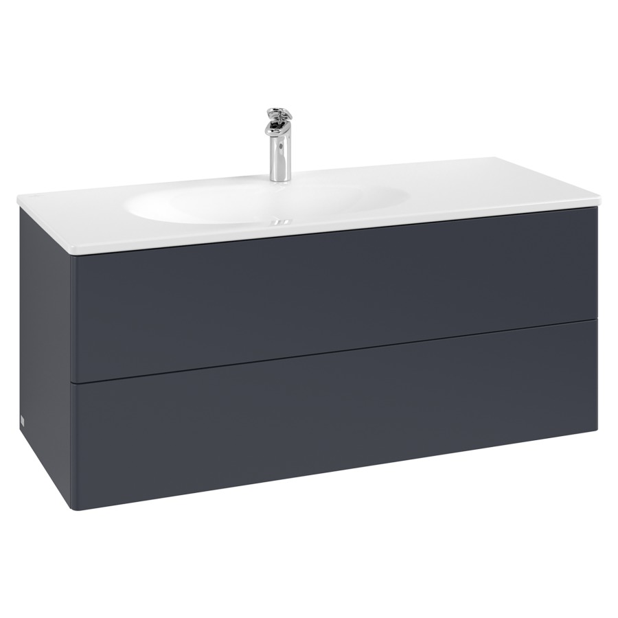 Élément inférieur  Antao
118.8 x 50.4 x 49.3 cm
élément de tiroir, 2&nbsp;tiroirs
avec siphon gain de place
avec matériel de fixation
pour lavabo 101044/101045
