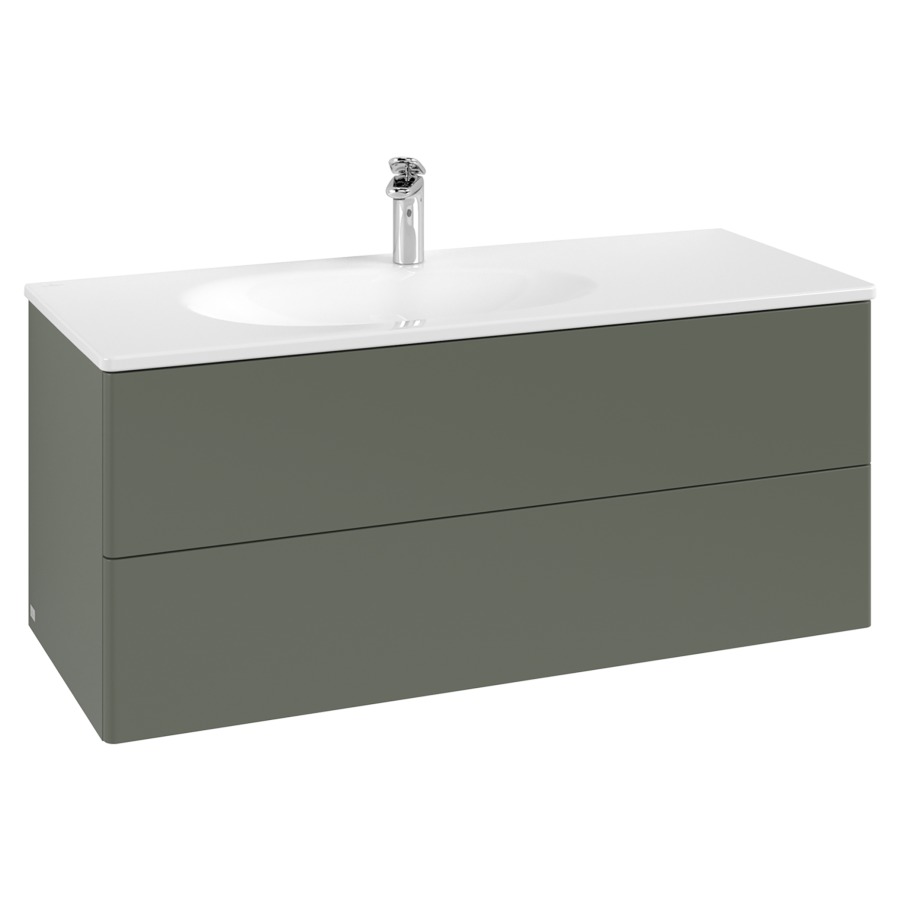 Élément inférieur  Antao
118.8 x 50.4 x 49.3 cm
élément de tiroir, 2&nbsp;tiroirs
avec siphon gain de place
avec matériel de fixation
pour lavabo 101044/101045