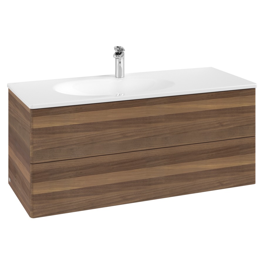 Élément inférieur  Antao
118.8 x 50.4 x 49.3 cm
élément de tiroir, 2&nbsp;tiroirs
avec siphon gain de place
avec matériel de fixation
pour lavabo 101044/101045