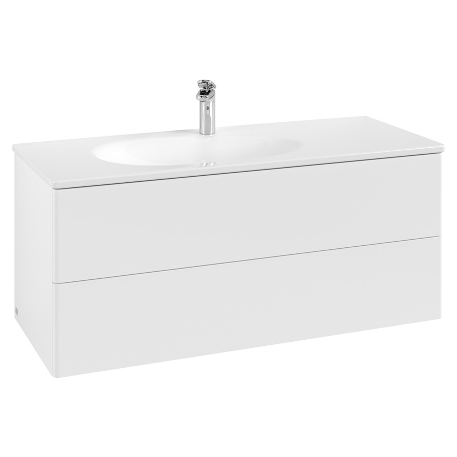 Élément inférieur  Antao
118.8 x 50.4 x 49.3 cm
élément de tiroir, 2&nbsp;tiroirs
avec siphon gain de place
avec matériel de fixation
pour lavabo 101044/101045