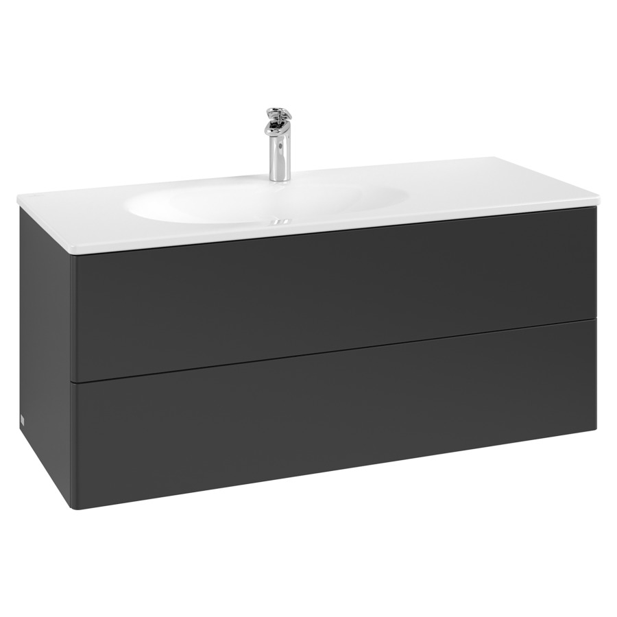Élément inférieur  Antao
118.8 x 50.4 x 49.3 cm
élément de tiroir, 2&nbsp;tiroirs
avec siphon gain de place
avec matériel de fixation
pour lavabo 101044/101045