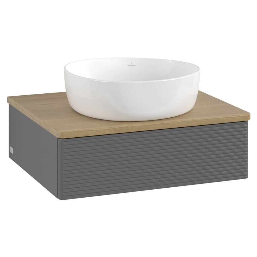 Élément inférieur  Antao
60 x 19 x 50 cm
élément de tiroir, 1&nbsp;tiroir
avec siphon gain de place
avec matériel de fixation
pour 1 lavabo à poser 234171/234172/234173
recouvrement Honey Oak
sans trou pour robinet