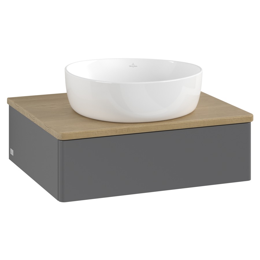 Élément inférieur  Antao
60 x 19 x 50 cm
élément de tiroir, 1&nbsp;tiroir
avec siphon gain de place
avec matériel de fixation
pour 1 lavabo à poser 234171/234172/234173
recouvrement Honey Oak
sans trou pour robinet