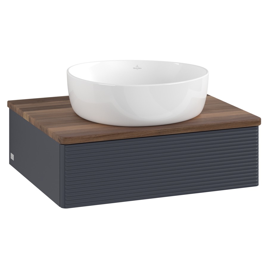 Élément inférieur  Antao
60 x 19 x 50 cm
élément de tiroir, 1&nbsp;tiroir
avec siphon gain de place
avec matériel de fixation
pour 1 lavabo à poser 234171/234172/234173
recouvrement Warm Walnut
sans trou pour robinet