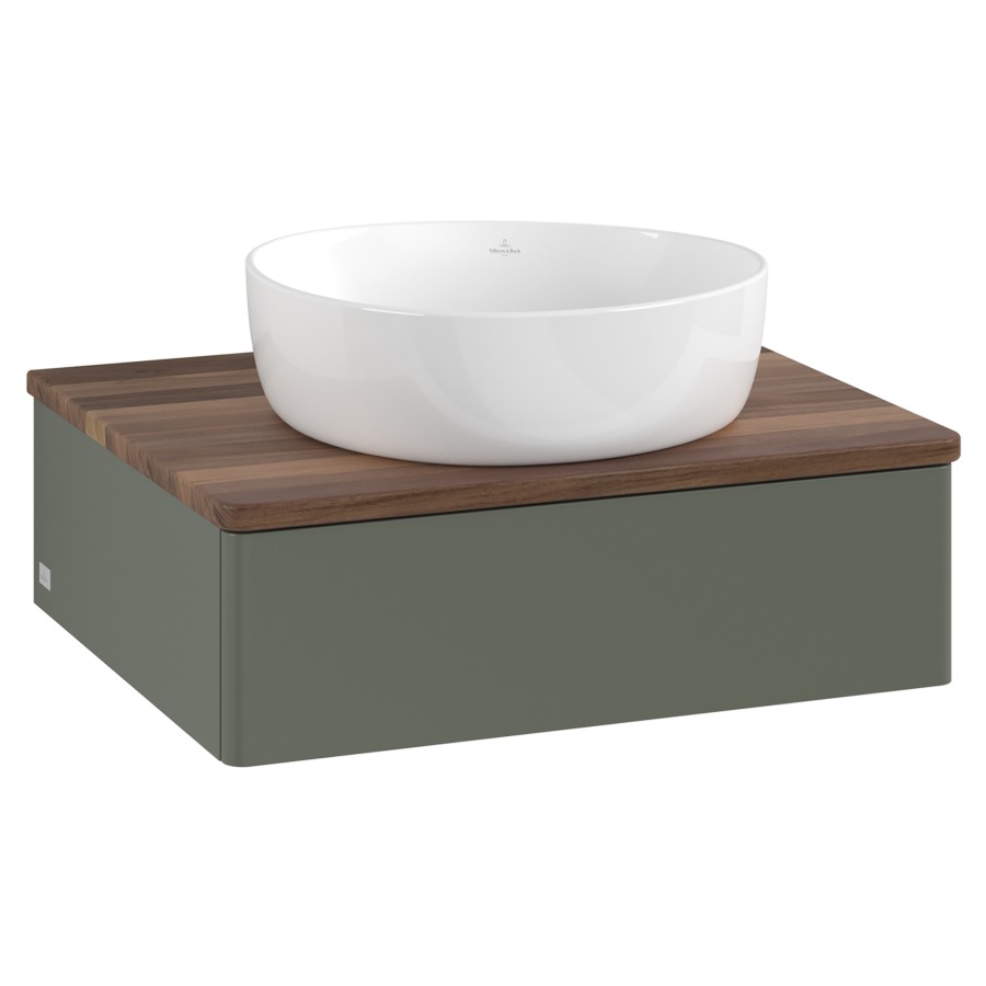 Élément inférieur  Antao
60 x 19 x 50 cm
élément de tiroir, 1&nbsp;tiroir
avec siphon gain de place
avec matériel de fixation
pour 1 lavabo à poser 234171/234172/234173
recouvrement Warm Walnut
sans trou pour robinet