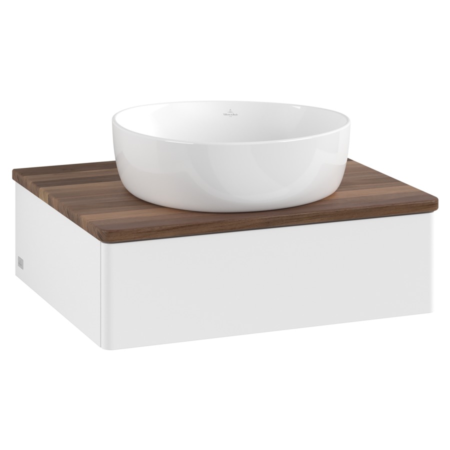 Élément inférieur  Antao
60 x 19 x 50 cm
élément de tiroir, 1&nbsp;tiroir
avec siphon gain de place
avec matériel de fixation
pour 1 lavabo à poser 234171/234172/234173
recouvrement Warm Walnut
sans trou pour robinet