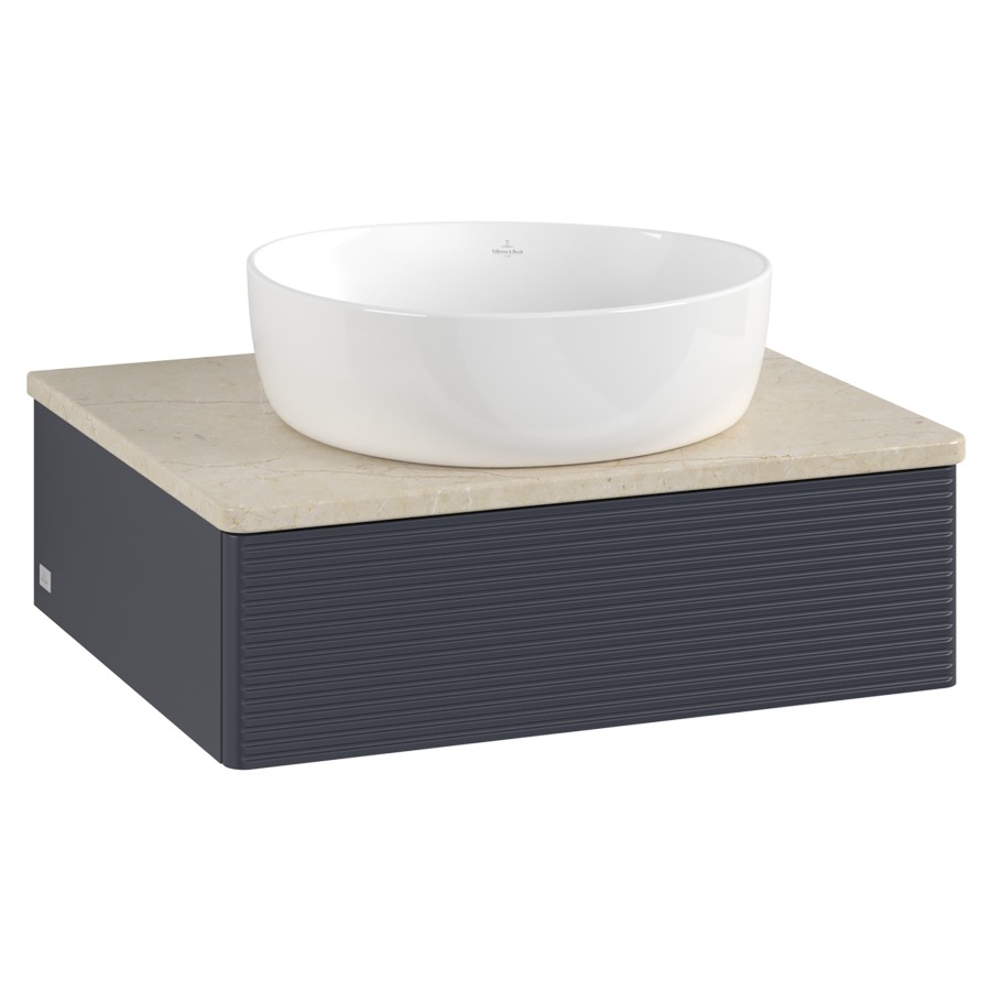 Élément inférieur  Antao
60 x 19 x 50 cm
élément de tiroir, 1&nbsp;tiroir
avec siphon gain de place
avec matériel de fixation
pour 1 lavabo à poser 234171/234172/234173
recouvrement Botticino
sans trou pour robinet