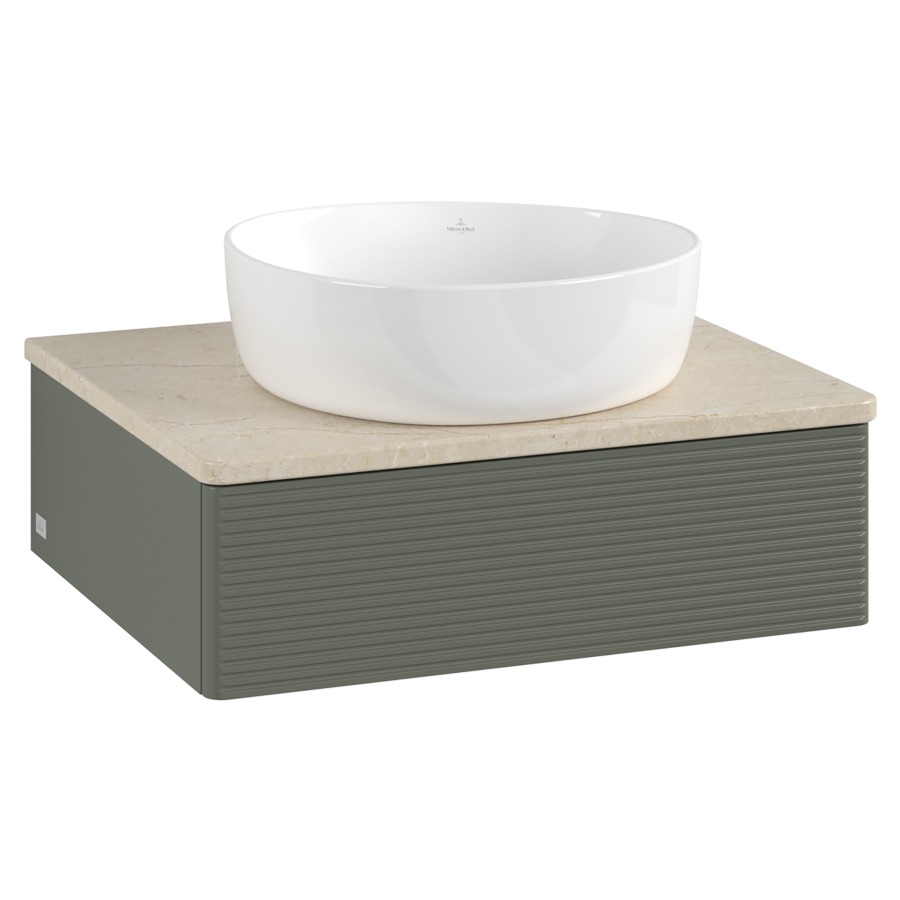 Élément inférieur  Antao
60 x 19 x 50 cm
élément de tiroir, 1&nbsp;tiroir
avec siphon gain de place
avec matériel de fixation
pour 1 lavabo à poser 234171/234172/234173
recouvrement Botticino
sans trou pour robinet