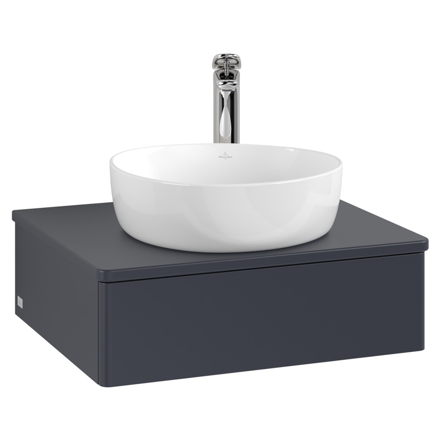Élément inférieur  Antao
60 x 19 x 50 cm
élément de tiroir, 1&nbsp;tiroir
avec siphon gain de place
avec matériel de fixation
pour 1 lavabo à poser 234171/234182/234184
recouvrement avec 1 trou pour robinet