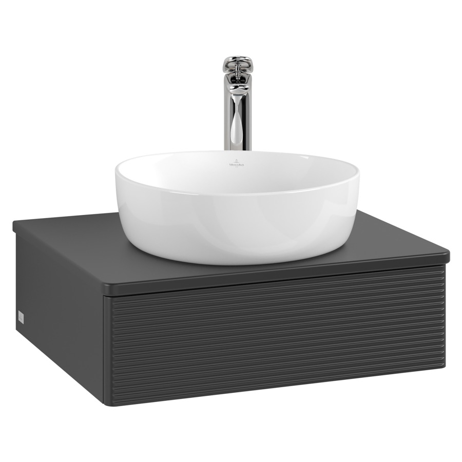 Élément inférieur  Antao
60 x 19 x 50 cm
élément de tiroir, 1&nbsp;tiroir
avec siphon gain de place
avec matériel de fixation
pour 1 lavabo à poser 234171/234182/234184
recouvrement avec 1 trou pour robinet