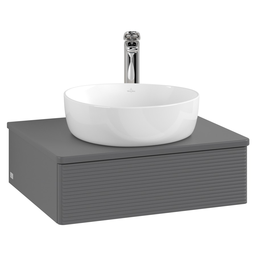 Élément inférieur  Antao
60 x 19 x 50 cm
élément de tiroir, 1&nbsp;tiroir
avec siphon gain de place
avec matériel de fixation
pour 1 lavabo à poser 234171/234182/234184
recouvrement avec 1 trou pour robinet