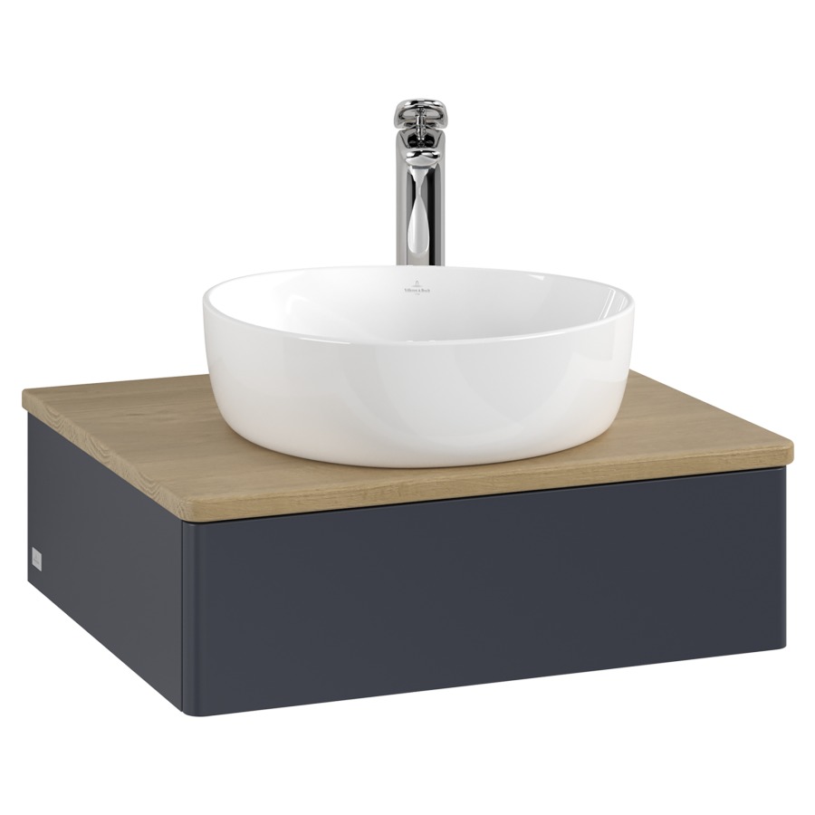 Élément inférieur  Antao
60 x 19 x 50 cm
élément de tiroir, 1&nbsp;tiroir
avec siphon gain de place
avec matériel de fixation
pour 1 lavabo à poser 234171/234182/234184
recouvrement Honey Oak, 1 trou pour robinet