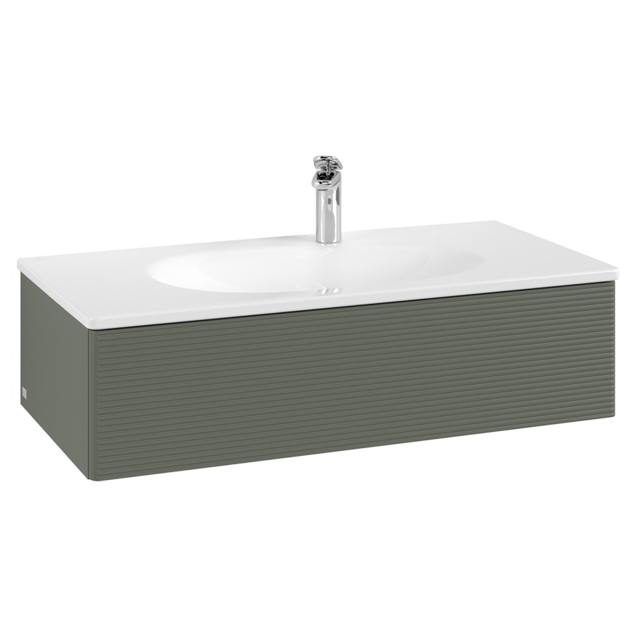 Élément inférieur  Antao
98.8 x 25.6 x 49.3 cm
élément de tiroir, 1&nbsp;tiroir
avec siphon gain de place
avec matériel de fixation
pour lavabo 101040/101041