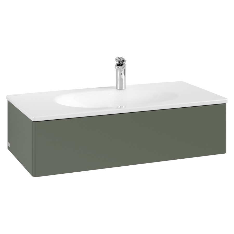 Élément inférieur  Antao
98.8 x 25.6 x 49.3 cm
élément de tiroir, 1&nbsp;tiroir
avec siphon gain de place
avec matériel de fixation
pour lavabo 101040/101041