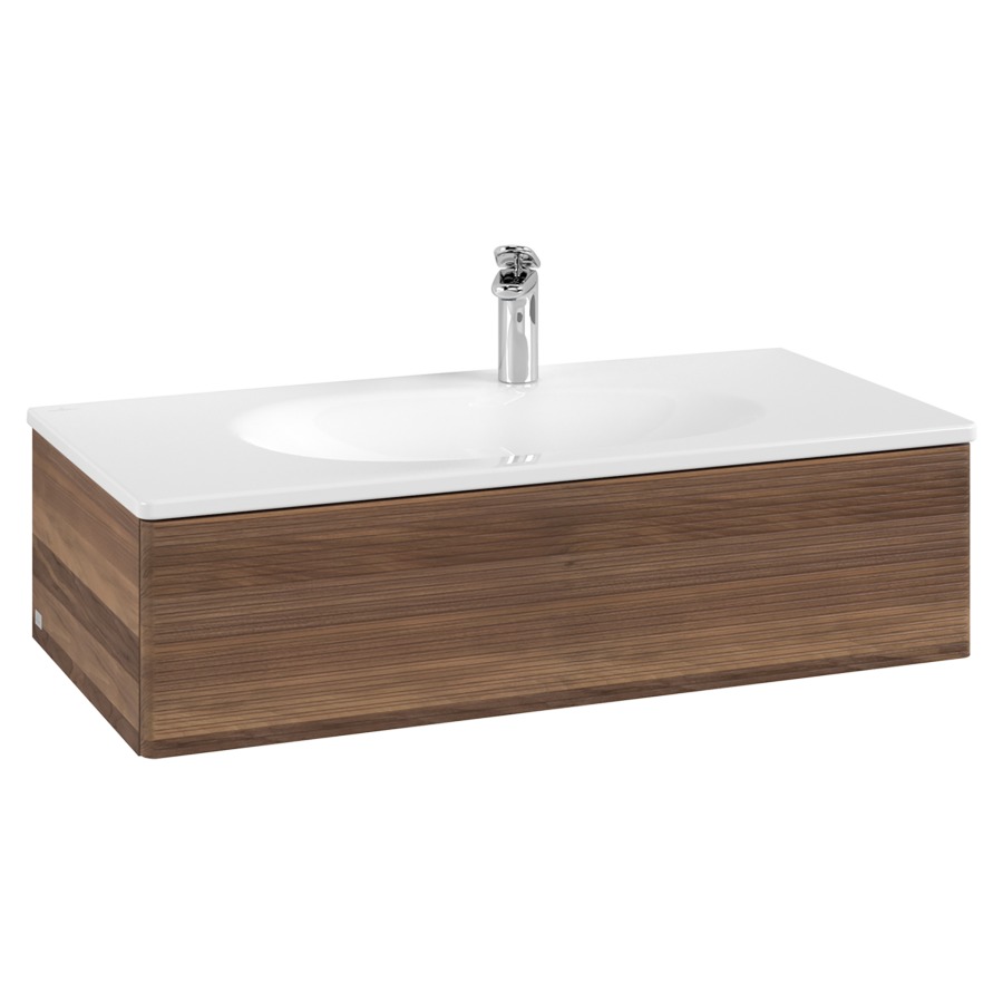 Élément inférieur  Antao
98.8 x 25.6 x 49.3 cm
élément de tiroir, 1&nbsp;tiroir
avec siphon gain de place
avec matériel de fixation
pour lavabo 101040/101041