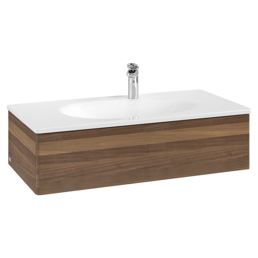 Élément inférieur  Antao
98.8 x 25.6 x 49.3 cm
élément de tiroir, 1&nbsp;tiroir
avec siphon gain de place
avec matériel de fixation
pour lavabo 101040/101041