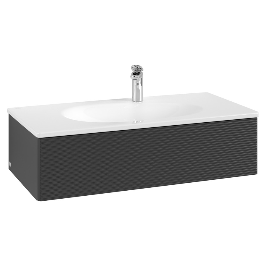 Élément inférieur  Antao
98.8 x 25.6 x 49.3 cm
élément de tiroir, 1&nbsp;tiroir
avec siphon gain de place
avec matériel de fixation
pour lavabo 101040/101041