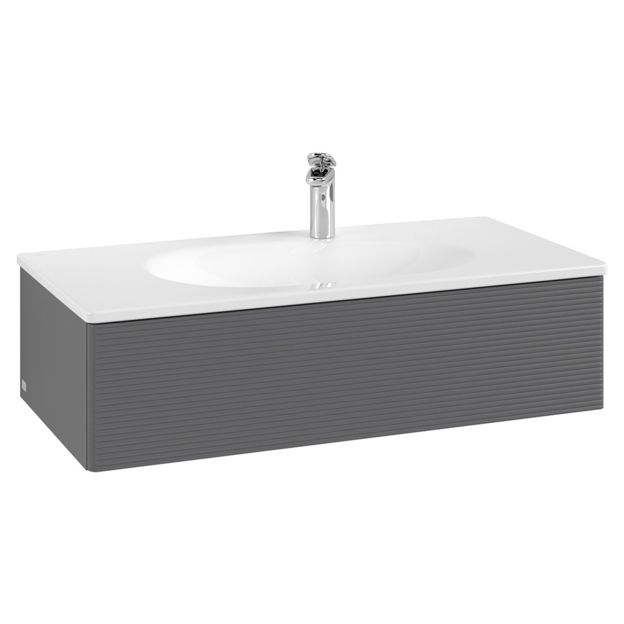 Élément inférieur  Antao
98.8 x 25.6 x 49.3 cm
élément de tiroir, 1&nbsp;tiroir
avec siphon gain de place
avec matériel de fixation
pour lavabo 101040/101041