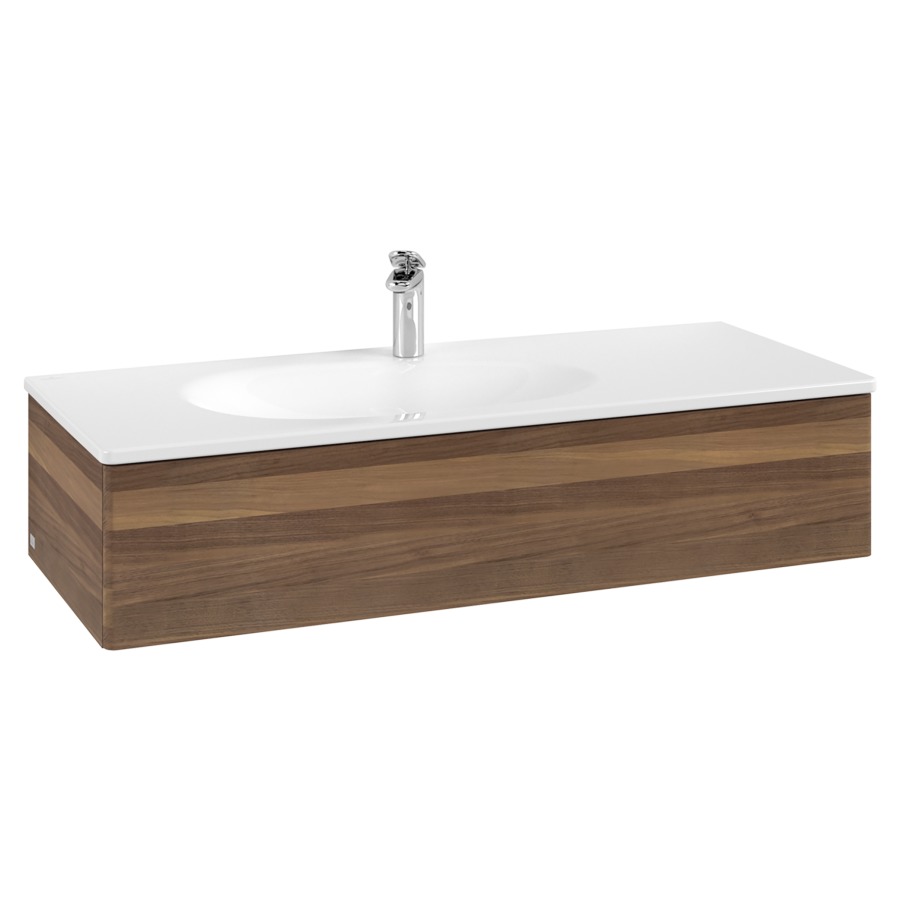 Élément inférieur  Antao
118.8 x 25.6 x 49.3 cm
élément de tiroir, 1&nbsp;tiroir
avec siphon gain de place
avec matériel de fixation
pour lavabo 101044/101045