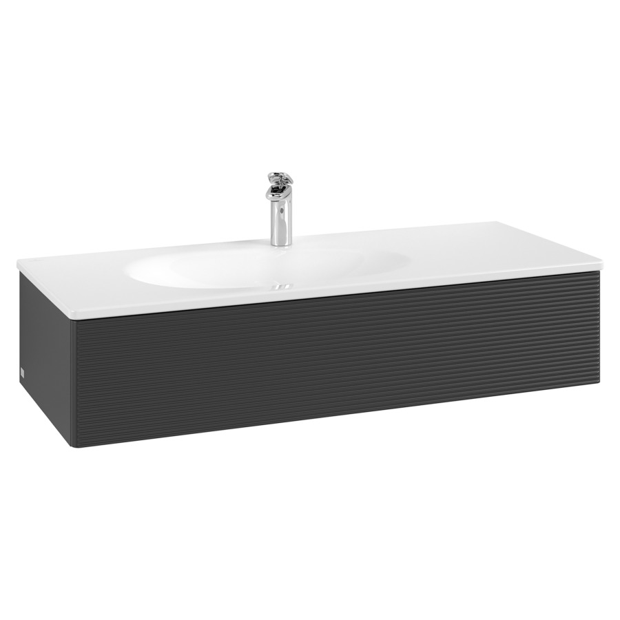 Élément inférieur  Antao
118.8 x 25.6 x 49.3 cm
élément de tiroir, 1&nbsp;tiroir
avec siphon gain de place
avec matériel de fixation
pour lavabo 101044/101045