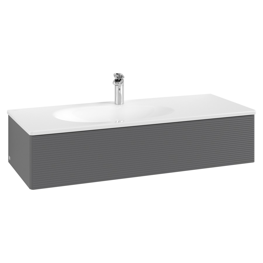 Élément inférieur  Antao
118.8 x 25.6 x 49.3 cm
élément de tiroir, 1&nbsp;tiroir
avec siphon gain de place
avec matériel de fixation
pour lavabo 101044/101045