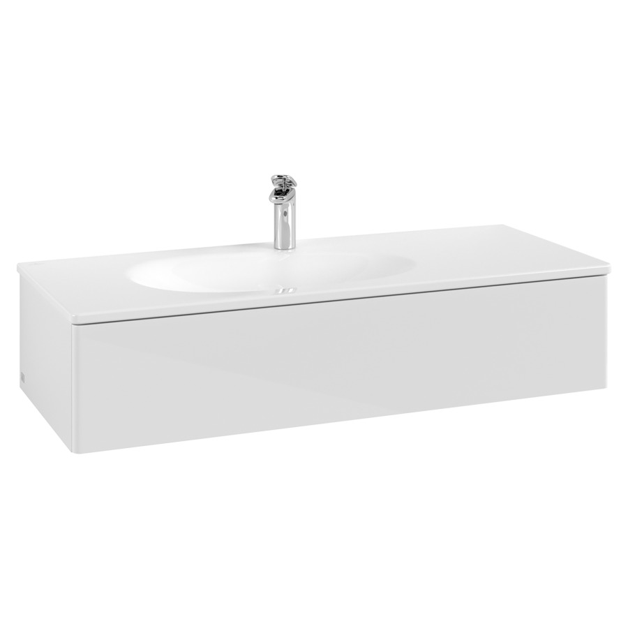 Élément inférieur  Antao
118.8 x 25.6 x 49.3 cm
élément de tiroir, 1&nbsp;tiroir
avec siphon gain de place
avec matériel de fixation
pour lavabo 101044/101045