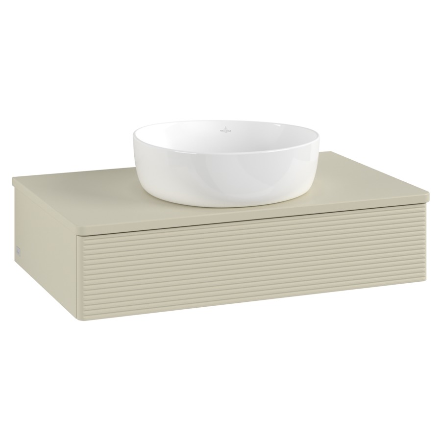Élément inférieur  Antao
80 x 19 x 50 cm
élément de tiroir, 1&nbsp;tiroir
avec siphon gain de place
avec matériel de fixation
pour 1 lavabo à poser 234171/234172/234173
recouvrement sans trou pour robinet