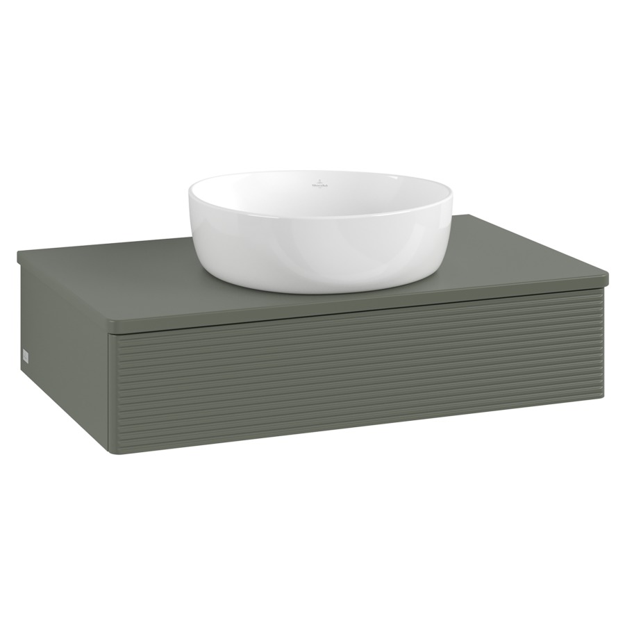 Élément inférieur  Antao
80 x 19 x 50 cm
élément de tiroir, 1&nbsp;tiroir
avec siphon gain de place
avec matériel de fixation
pour 1 lavabo à poser 234171/234172/234173
recouvrement sans trou pour robinet