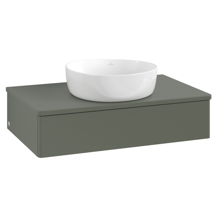 Élément inférieur  Antao
80 x 19 x 50 cm
élément de tiroir, 1&nbsp;tiroir
avec siphon gain de place
avec matériel de fixation
pour 1 lavabo à poser 234171/234172/234173
recouvrement sans trou pour robinet