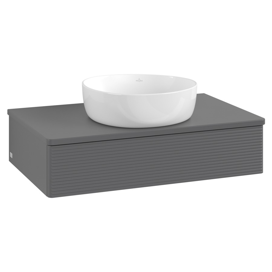 Élément inférieur  Antao
80 x 19 x 50 cm
élément de tiroir, 1&nbsp;tiroir
avec siphon gain de place
avec matériel de fixation
pour 1 lavabo à poser 234171/234172/234173
recouvrement sans trou pour robinet