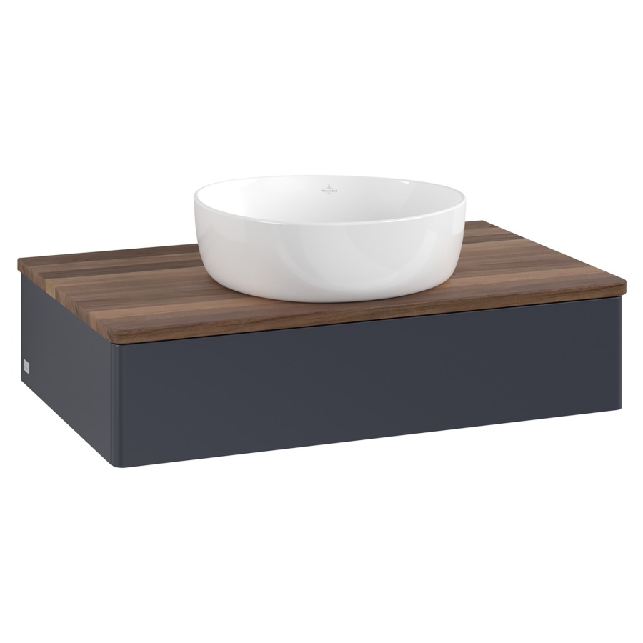 Élément inférieur  Antao
80 x 19 x 50 cm
élément de tiroir, 1&nbsp;tiroir
avec siphon gain de place
avec matériel de fixation
pour 1 lavabo à poser 234171/234172/234173
recouvrement Warm Walnut
sans trou pour robinet