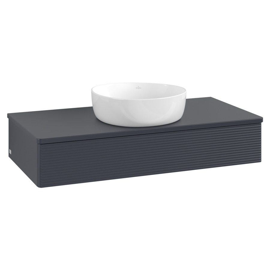 Élément inférieur  Antao
100 x 19 x 50 cm
élément de tiroir, 1&nbsp;tiroir
avec siphon gain de place
avec matériel de fixation
pour 1 lavabo à poser 234171/234172/234173
recouvrement sans trou pour robinet