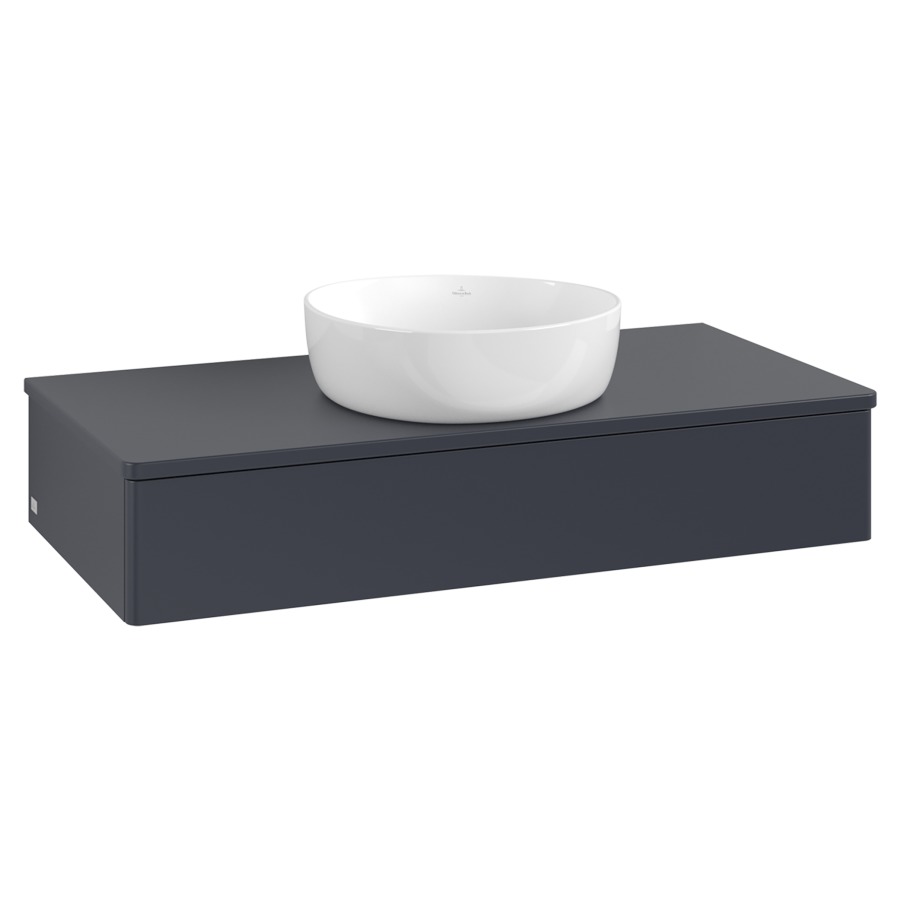 Élément inférieur  Antao
100 x 19 x 50 cm
élément de tiroir, 1&nbsp;tiroir
avec siphon gain de place
avec matériel de fixation
pour 1 lavabo à poser 234171/234172/234173
recouvrement sans trou pour robinet