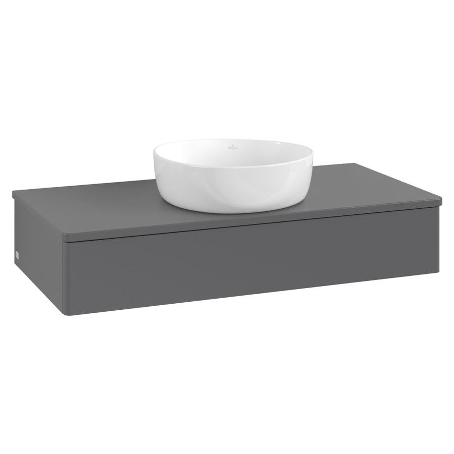 Élément inférieur  Antao
100 x 19 x 50 cm
élément de tiroir, 1&nbsp;tiroir
avec siphon gain de place
avec matériel de fixation
pour 1 lavabo à poser 234171/234172/234173
recouvrement sans trou pour robinet