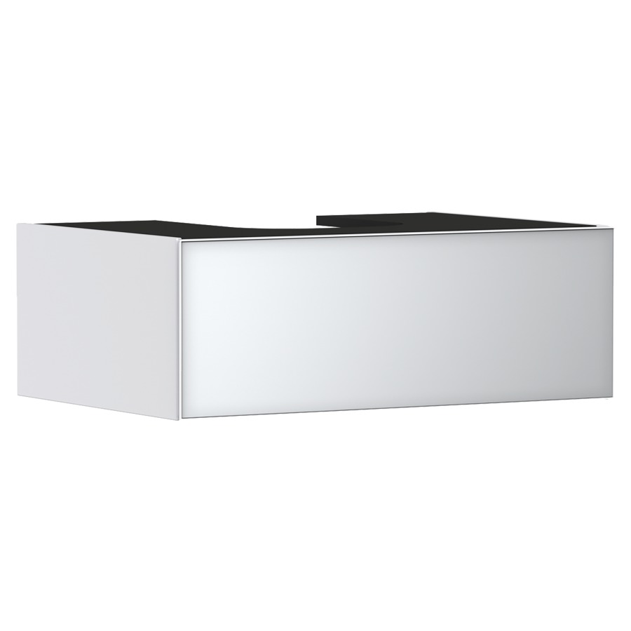 Élément inférieur  XEVOLOS E
78 x 27.5 x 55 cm
montage mural, élément de tiroir
1&nbsp;tiroir, PushOpen
avec siphon gain de place
avec matériel de fixation
pour table de lavabo 106221/243022