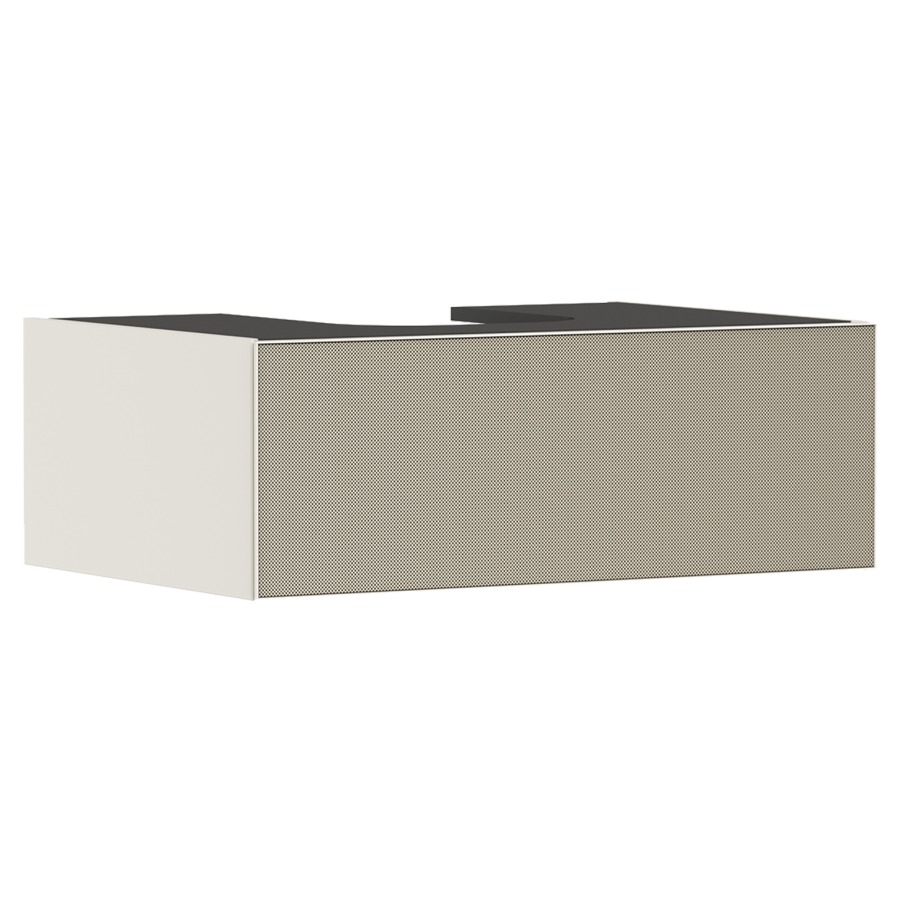 Élément inférieur  XEVOLOS E
78 x 27.5 x 55 cm
montage mural, élément de tiroir
1&nbsp;tiroir, PushOpen
avec siphon gain de place
avec matériel de fixation
pour table de lavabo 106221/243022