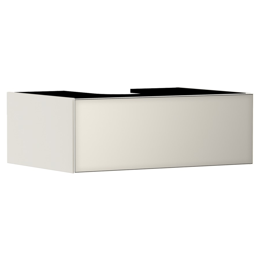 Élément inférieur  XEVOLOS E
78 x 27.5 x 55 cm
montage mural, élément de tiroir
1&nbsp;tiroir, PushOpen
avec siphon gain de place
avec matériel de fixation
pour table de lavabo 106221/243022