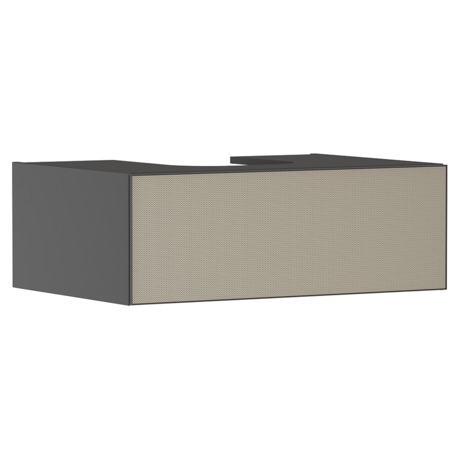 Élément inférieur  XEVOLOS E
78 x 27.5 x 55 cm
montage mural, élément de tiroir
1&nbsp;tiroir, PushOpen
avec siphon gain de place
avec matériel de fixation
pour table de lavabo 106221/243022