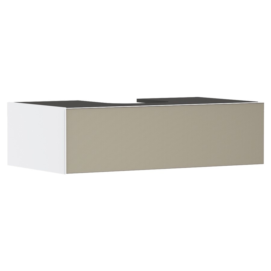 Élément inférieur  XEVOLOS E
98 x 27.5 x 55 cm
montage mural, élément de tiroir
1&nbsp;tiroir, PushOpen
avec siphon gain de place
avec matériel de fixation
pour table de lavabo 106223/243023